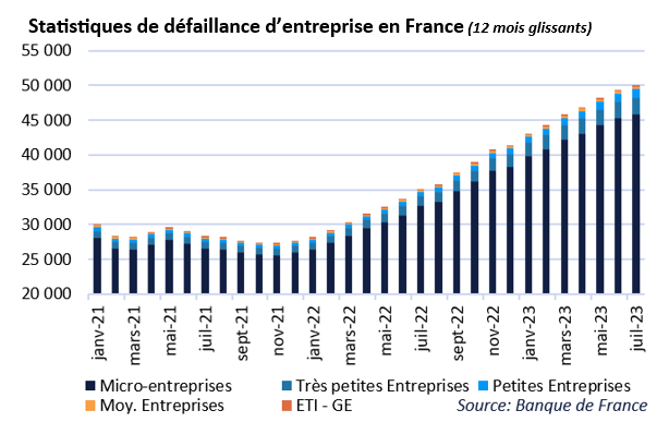 dfaillance entreprise france